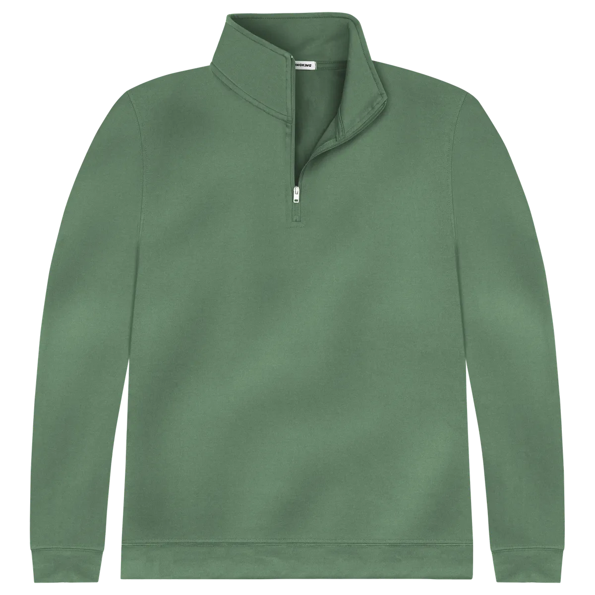 StringKing Men's FlexTech Quarter Zip - Relaxed Fit, Green, Front
