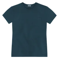 StringKing Men's Pima Jersey Pocket Tee Multi - Sharp Fit, Navy, Front