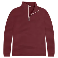 StringKing Men's FlexStyle Quarter Zip - Relaxed Fit, Rhubarb, Front