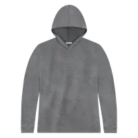 StringKing Women's FlexTech Lightweight Hoodie - Relaxed Fit, Heather Gray, Front