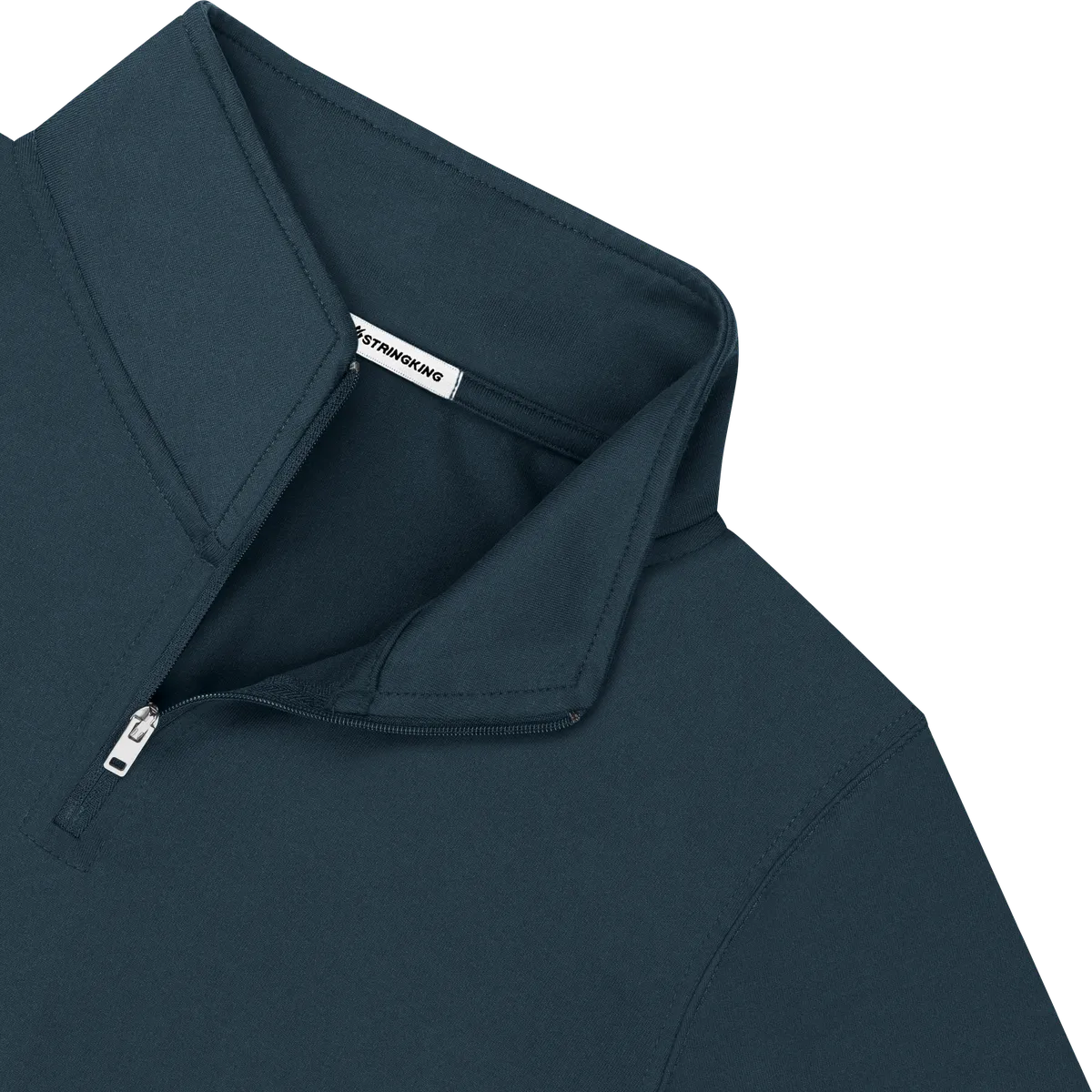 StringKing Women's FlexTech Quarter Zip - Relaxed Fit, Navy, Detail
