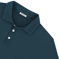 StringKing Men's Pima Jersey Signature Polo Multi - Sharp Fit, Navy, Detail