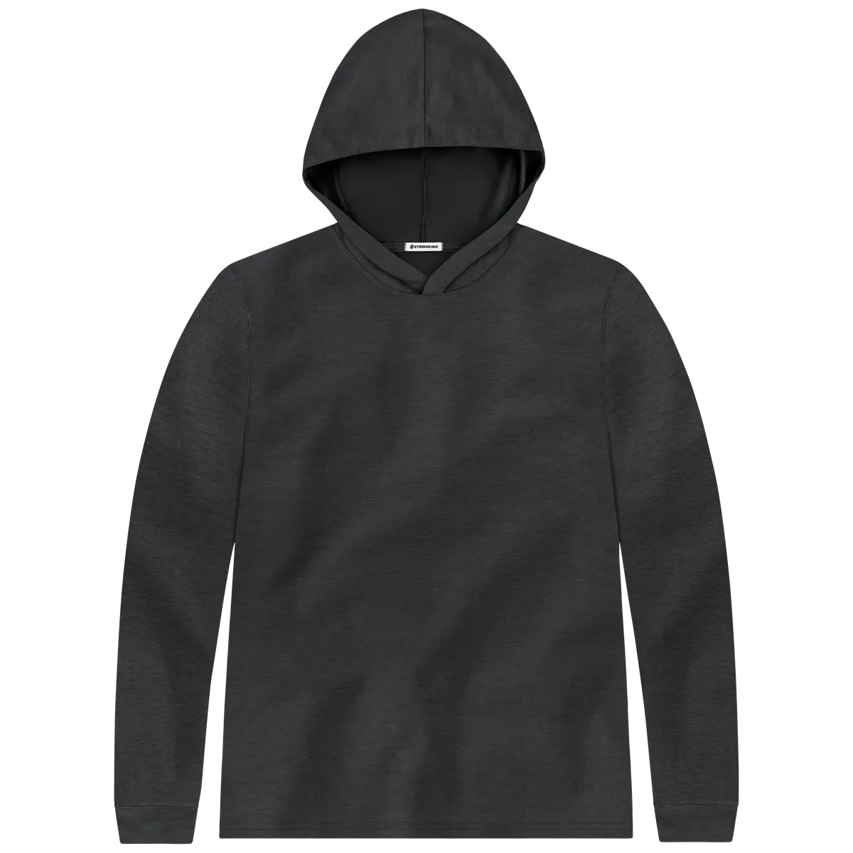 StringKing Men's FlexStyle Lightweight Hoodie - Sharp Fit, Moonless Night, Front