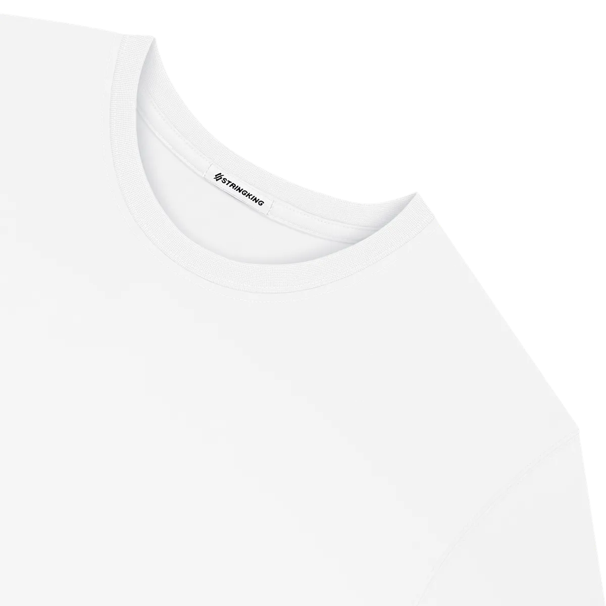 StringKing Men's StayCool Tee - Sharp Fit, White, Detail