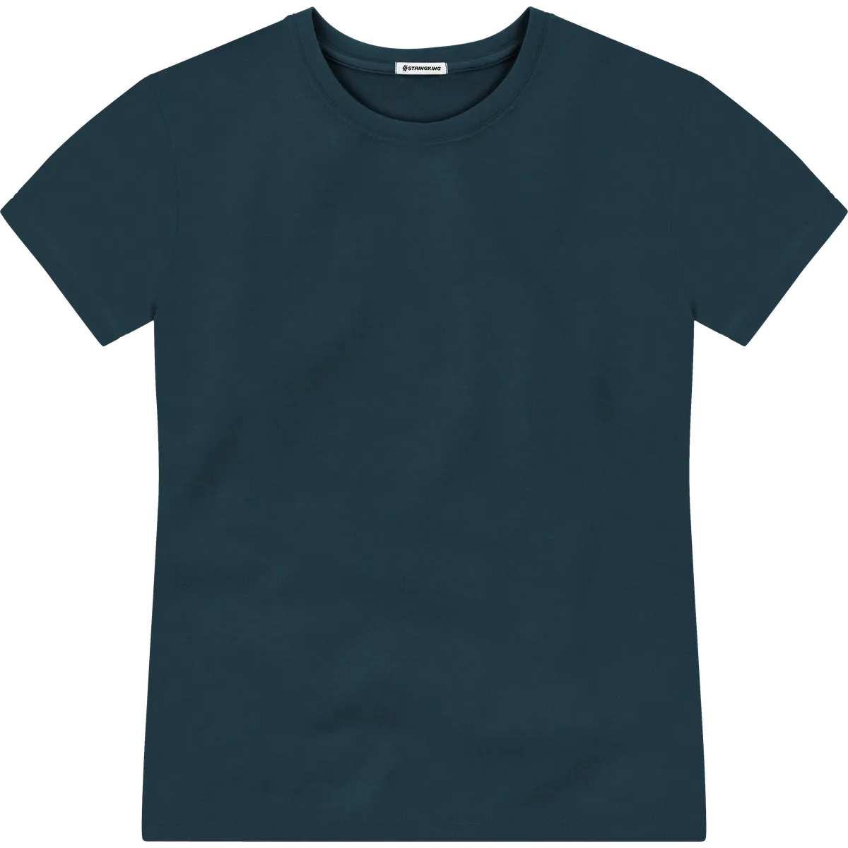 StringKing Men's Pima Terry Tee - Sharp Fit, Navy, Front