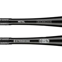 StringKing Metal USSSA - Drop 10, 32" / 22 oz, Black, Bat Details, Horizontal