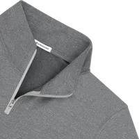 StringKing Women's FlexTech Quarter Zip - Relaxed Fit, Heather Gray, Detail