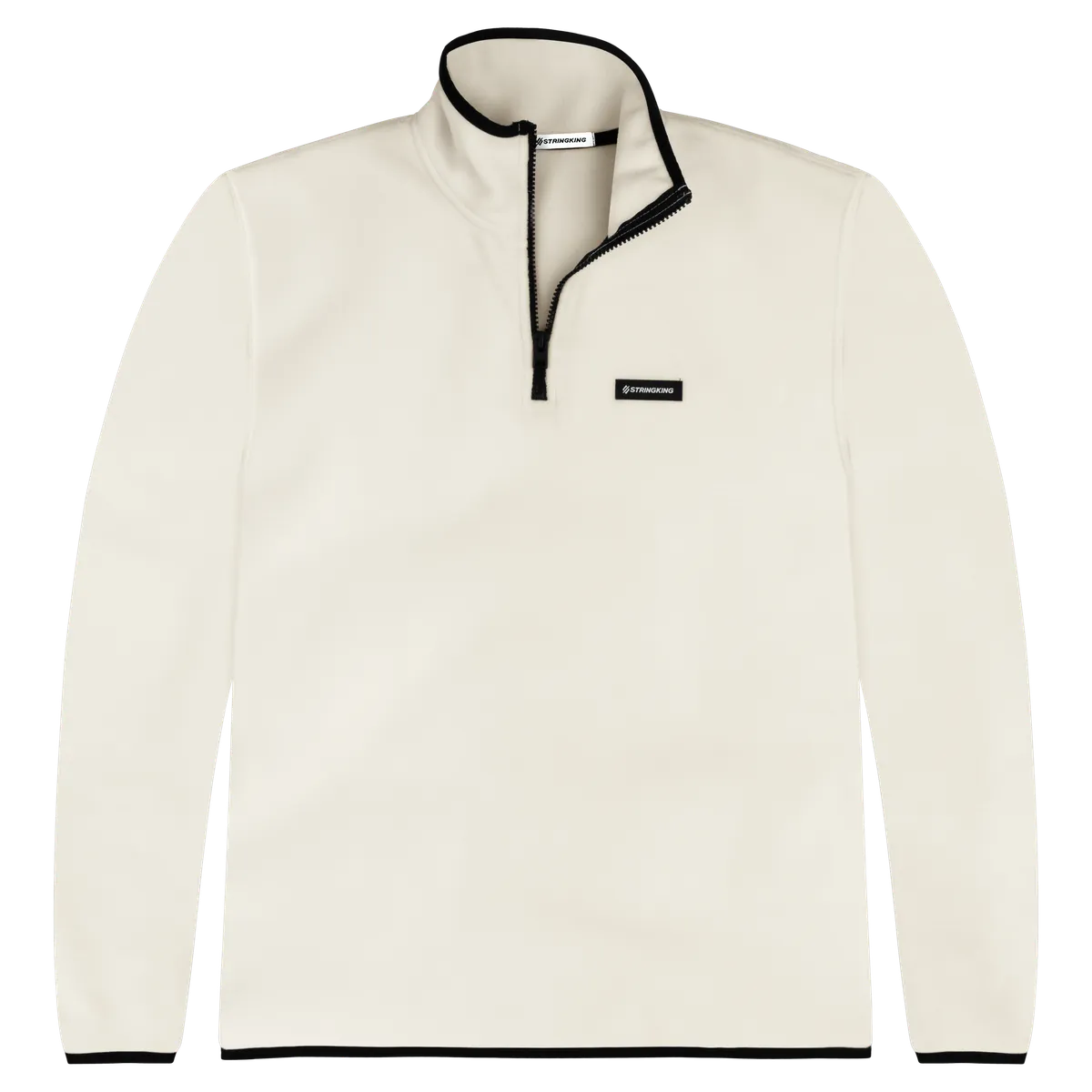 StringKing Men's Polartec Fleece Quarter Zip - Relaxed Fit, Jet Stream, Front