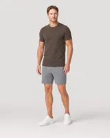 StringKing Men's Pima Jersey Pocket Tee - Sharp Fit, Wren, Full Front Angle - Human Model