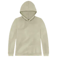 StringKing Women's Pima Cotton Hoodie - Relaxed Fit, Khaki Green, Front
