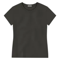 StringKing Women's Pima Jersey Tee - Sharp Fit, Peat, Front