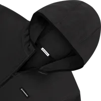 StringKing Men's Polartec Fleece Quarter Hood Pro - Relaxed Fit, Meteorite, Detail