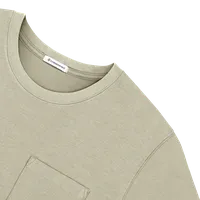 StringKing Men's Pima Cotton Short Sleeve Pocket Crewneck T-Shirt, Detail