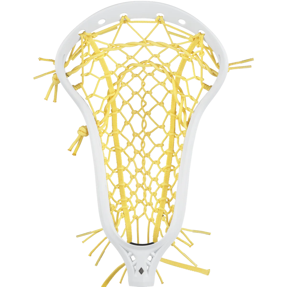 StringKing Women's Mark 2 Midfield - Strung, Mid, Tech Trad, White / Yellow, Strung, Face