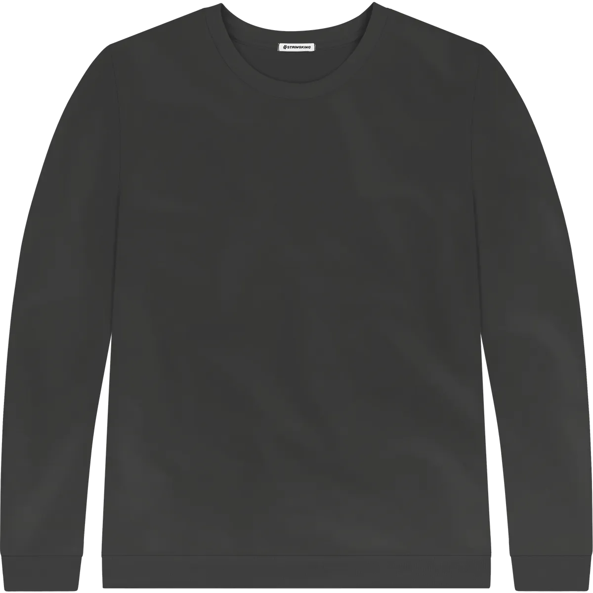 StringKing Men's StayWarm Sweater - Relaxed Fit, Black, Front