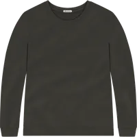 StringKing Men's Pima Terry Crew Sweater - Sharp Fit, Peat, Front