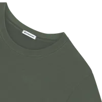StringKing Men's Pima Cotton Crewneck Sweatshirt with Pocket - Relaxed Fit, Moss, Detail