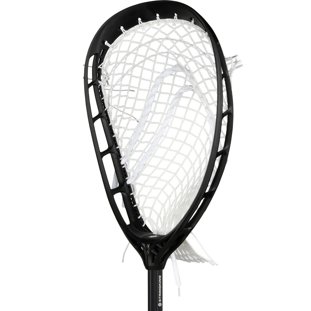 StringKing Complete 2 Pro Goalie - Mark 2G, A 162, Grizzly 2s, Black / White, Angled