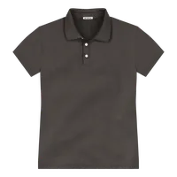 StringKing Men's FlexTech Short Sleeve Polo - Sharp Fit, Charcoal, Front