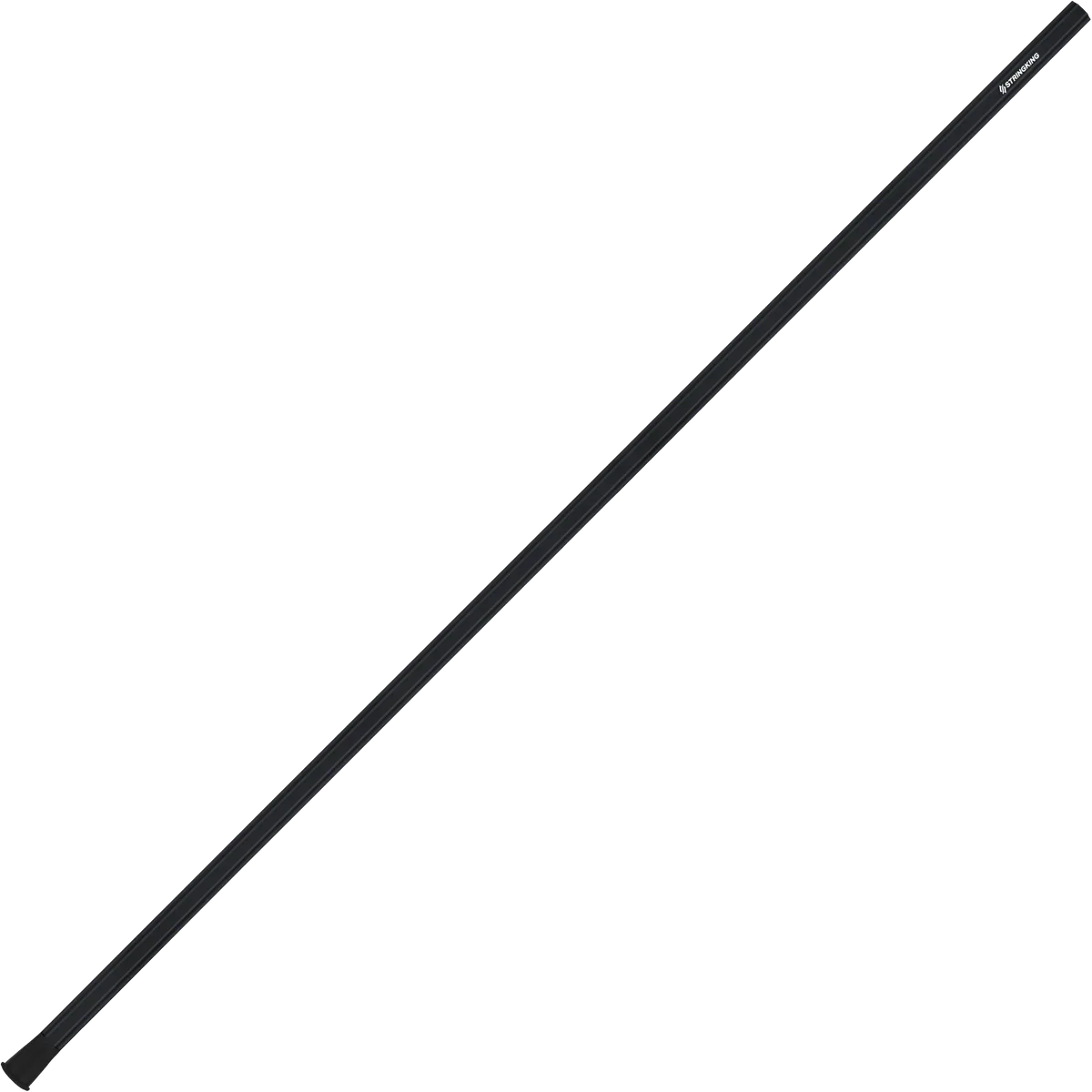 StringKing Starter Defense Shaft - 52″, Black, Full Length, Angled, Right Side, With Butt End