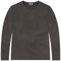StringKing Men's FlexTech Long Sleeve Crewneck T-Shirt - Sharp Fit, Charcoal, Front