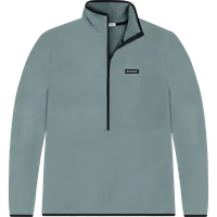StringKing Men's Polartec Half Zip - Sharp Fit, Slate Top, Slate Bottom, Slate Sleeves, Black Trim, Front