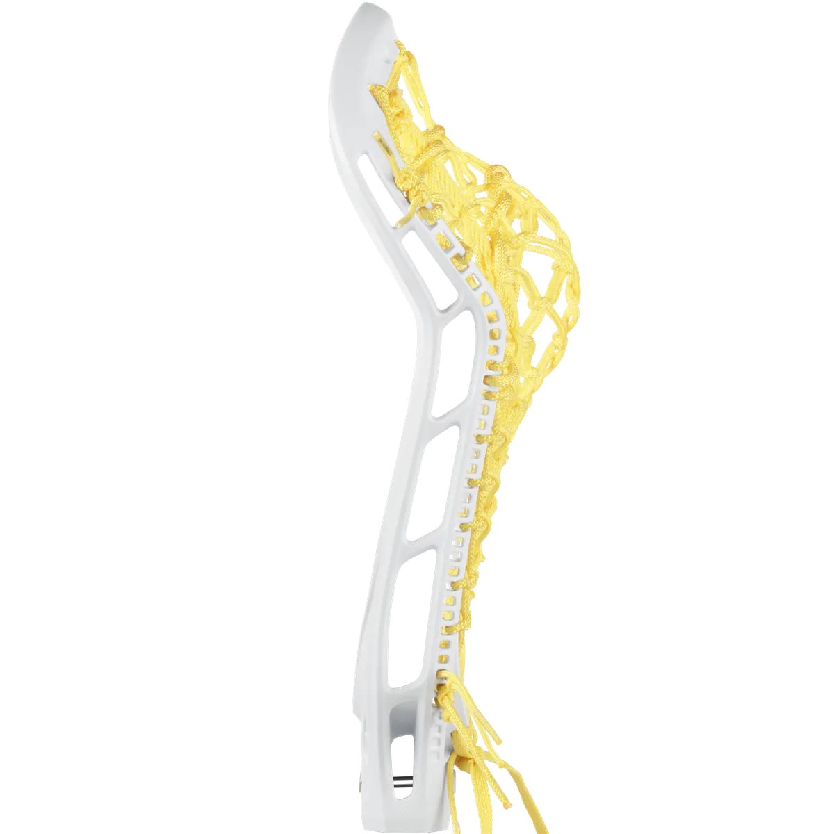 StringKing Women's Mark 2 Midfield - Strung, High, Tech Trad, White / Yellow, Strung, Side