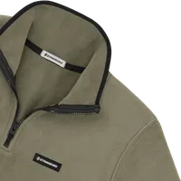 StringKing Men's Polartec Fleece Quarter Zip Pro - Sharp Fit, Mermaid, Detail