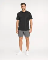 StringKing Men's Pima Jersey Classic Polo, Full Front - Human Model