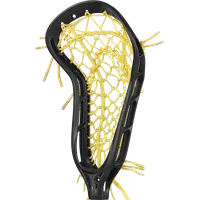 StringKing Women's Mark 2 Defense - Strung, Mid, Tech Trad, Black / Yellow, Strung, Angled Front