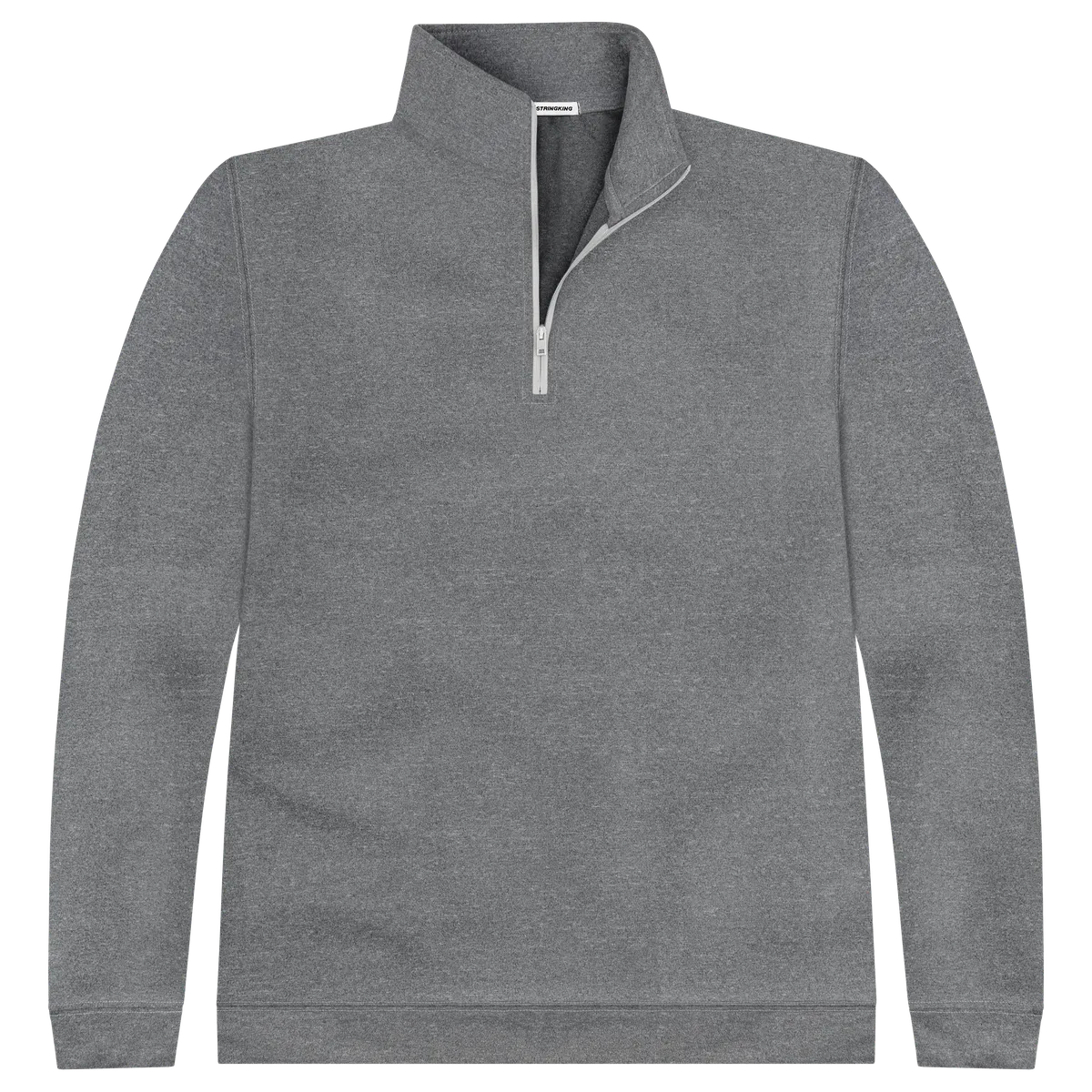 StringKing Men's FlexTech Quarter Zip - Sharp Fit, Heather Gray, Front