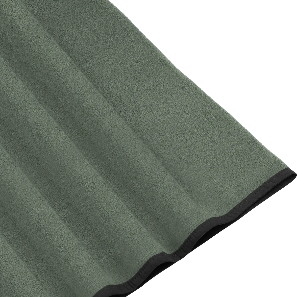 StringKing Women's Polartec Fleece Full Zip Hoodie with Pockets - Relaxed Fit, Avenue Green, Fabric