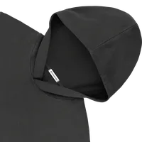 StringKing Women's Pima Cotton Hoodie - Relaxed Fit, Black, Detail