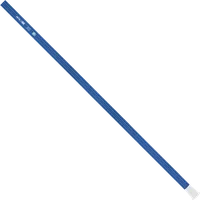 StringKing Metal 3 Pro Goalie - 142 Grams, Royal, Full Length, Angled, Left Side, With Butt End