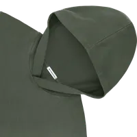StringKing Women's Pima Cotton Hoodie - Relaxed Fit, Moss, Detail