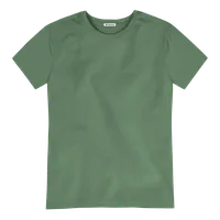 StringKing Men's Pima Cotton Short Sleeve Crewneck T-Shirt - Sharp Fit, Green, Front