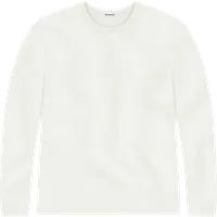 StringKing Men's Pima Jersey Long Sleeve Tee - Sharp Fit, Tofu, Front