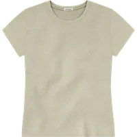 StringKing Women's Heavy Pima Cotton T-Shirt - Relaxed Fit, Khaki Green, Front