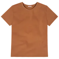 StringKing Men's FlexStyle Short Sleeve Crewneck T-Shirt - Relaxed Fit, Bombay Brown, Front
