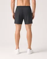 StringKing Men's StayCool Boxers - Relaxed Fit, Black, Full Back - Human Model - Chest to Feet