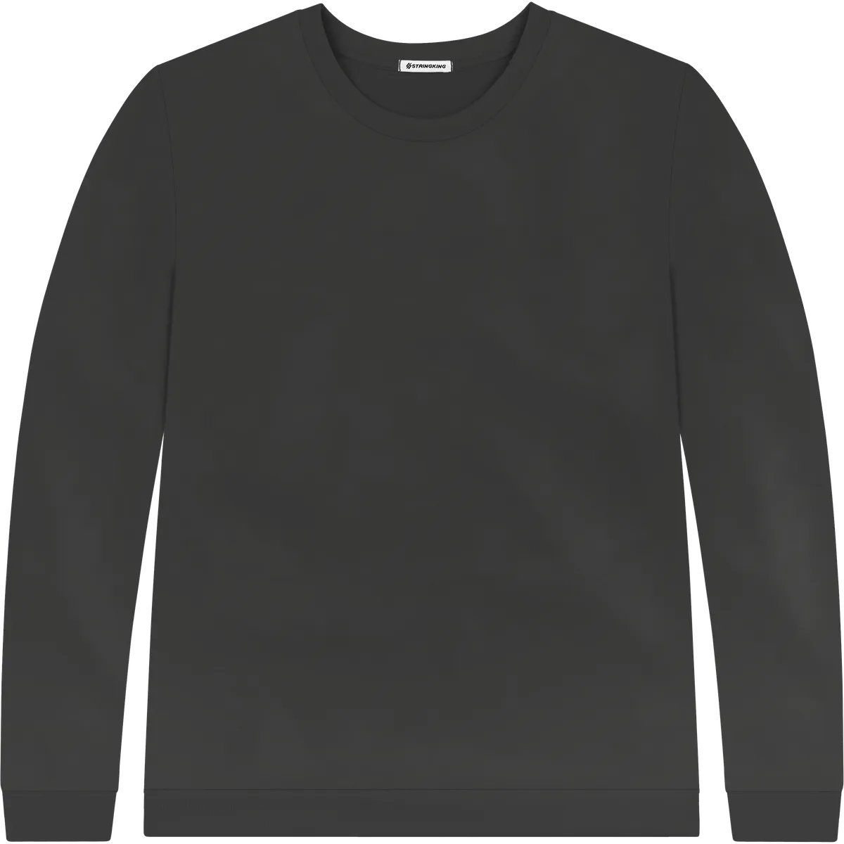 StringKing Men's StayWarm Sweater - Sharp Fit, Black, Front