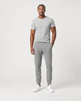 StringKing Men's StayWarm Joggers - Sharp Fit, Gray, Full Front - Human Model