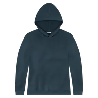 StringKing Women's Pima Cotton Hoodie - Sharp Fit, Navy, Front