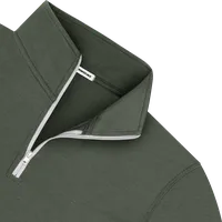 StringKing Men's FlexStyle Quarter Zip - Relaxed Fit, Thyme, Detail