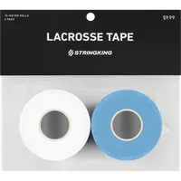 StringKing Lacrosse Tape - 2-Pack, White / Carolina, Packaged, Front
