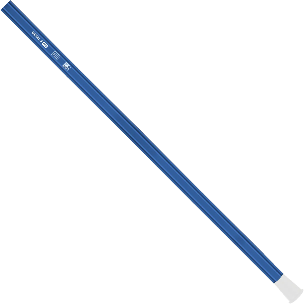 StringKing Metal 3 Pro Attack - 195 Grams, Royal, Full Length, Angled, Left Side, With Butt End