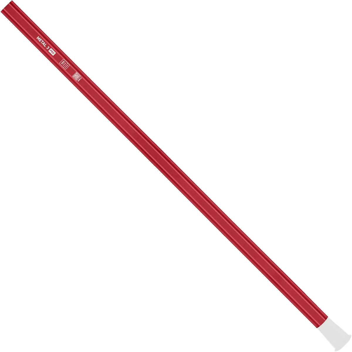 StringKing Metal 3 Pro Attack - 155 Grams, Red, Full Length, Angled, Left Side, With Butt End