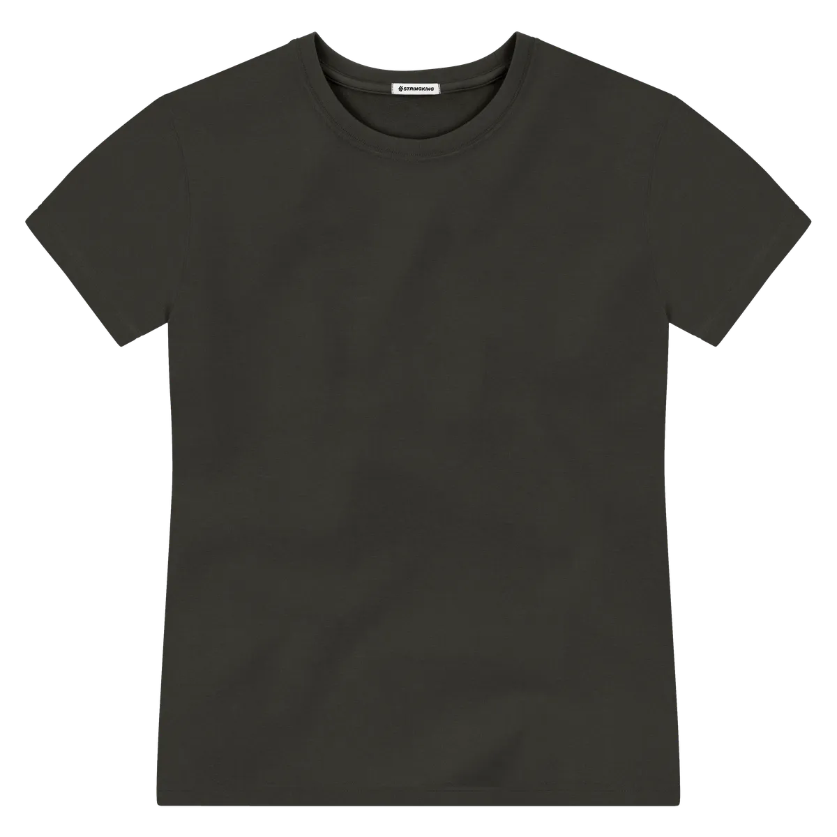 StringKing Men's Pima Terry Tee - Sharp Fit, Peat, Front