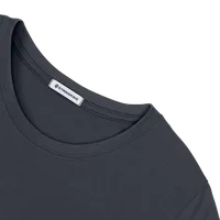 StringKing Women's FlexStyle Long Sleeve T-Shirt - Relaxed Fit, India Ink, Detail