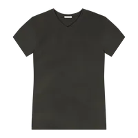 StringKing Men's Pima Jersey V-Neck Tee - Sharp Fit, Peat, Front